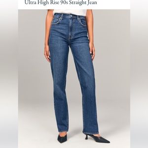 Abercrombie & Fitch Ultra high rise 90’s jeans